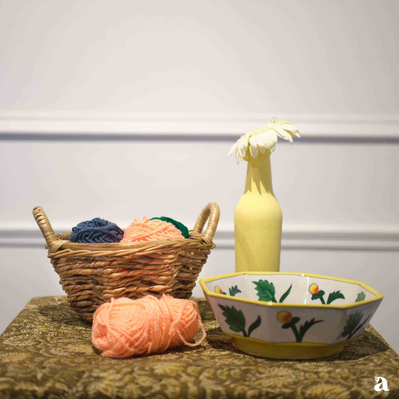 Water Reed Twisted Rope Mini Basket